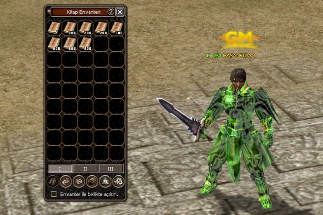 Metin2 K envanter sistemi