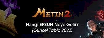 Metin2 - Hangi Efsun Ne İşe Yarar?